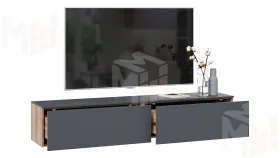 Тумба ТВ Порто - ТД-393.03.11 Яблоня Беллуно, Графит софт