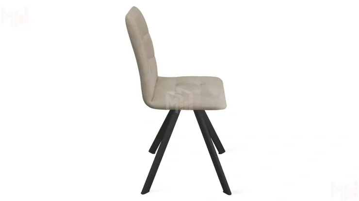 Стул Аспен К2 Черный муар Велюр Confetti Smoke