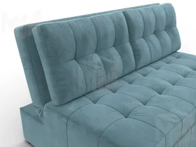 Диван прямой Лига-107 (140) ( SEVEN 113 бирюзовый )