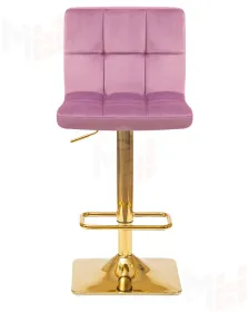Стул барный DOBRIN GOLDIE (пудрово-сиреневый велюр (MJ9-52))
