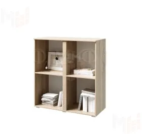 Тумба Ким 4 двери (сонома/графит софт)