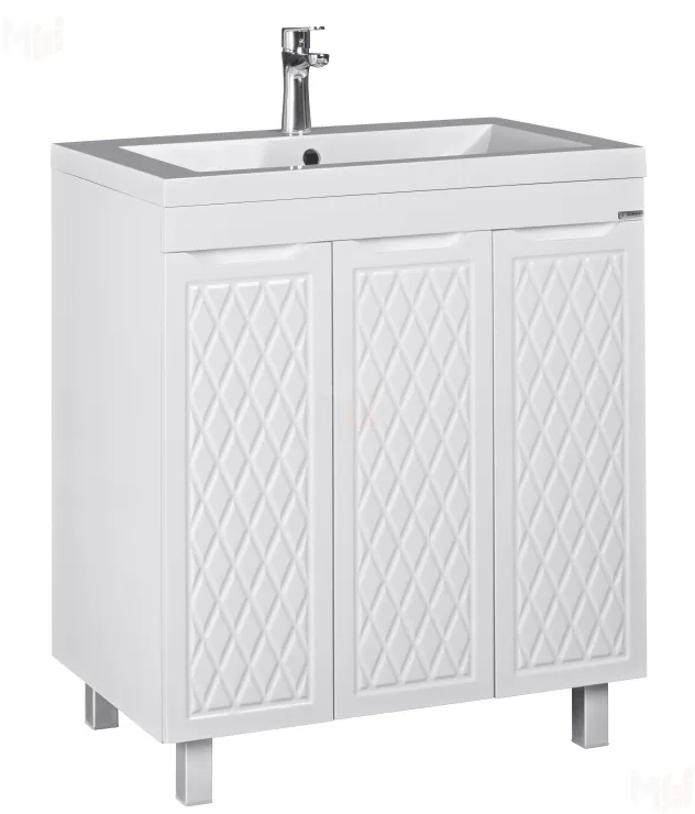 Тумба под умывальник "Andrea 75" 3D без ящика Домино