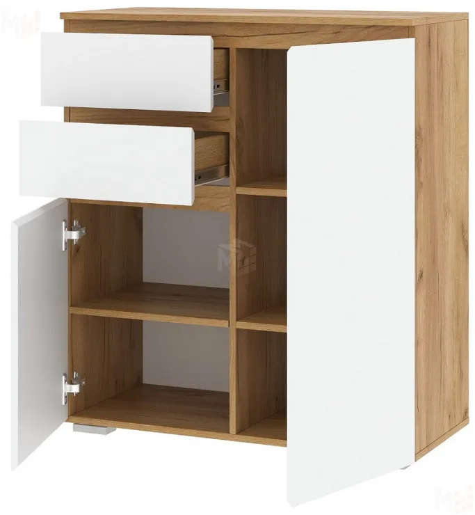 Тумба ГРЕТТА 1800 2С2Я  Дуб Крафт золотой