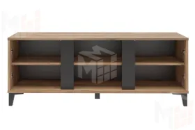 Тумба под ТВ Богемия 463.04 Дуб барокко/Бежевый