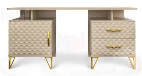 Туалетный столик Lara бежевый глянец