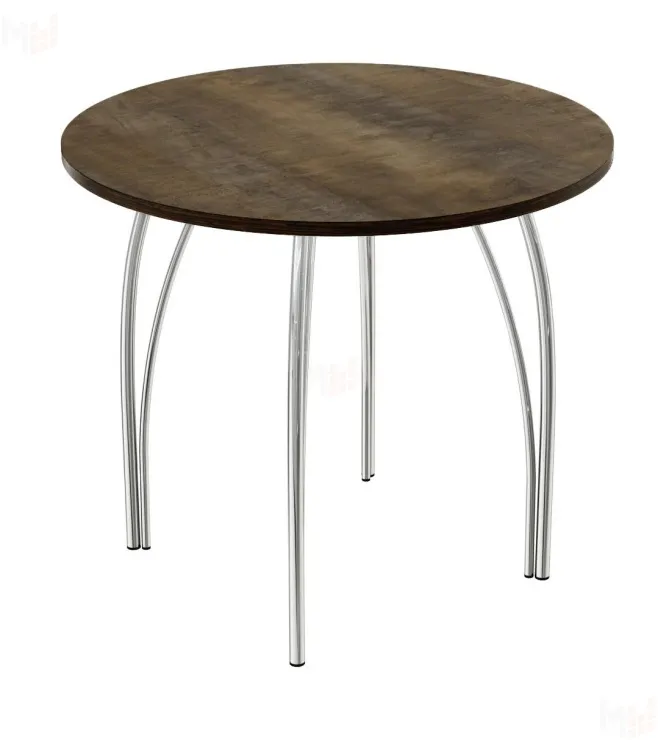 Стол круглый пластик HPL (трансильвания), ноги чайка