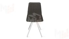 Стул Хьюго К4 Белый матовый, Велюр Confetti Stone