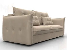 Диван прямой Лига-100 НПБ ( SEVEN 729 бежевый )