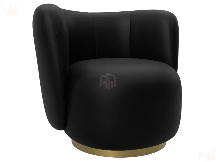 Кресло Лига-072 ( экокожа GRIFON 18 черный )