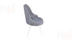 Стул Толедо тип 1 Белый матовый / тк.№207 /тк. №223