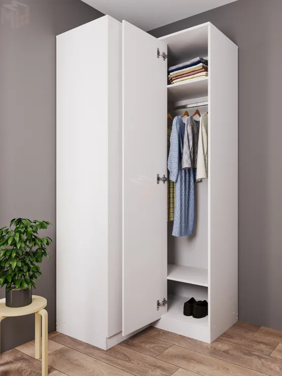 Шкаф Мори угловой МШУ960.1 белый