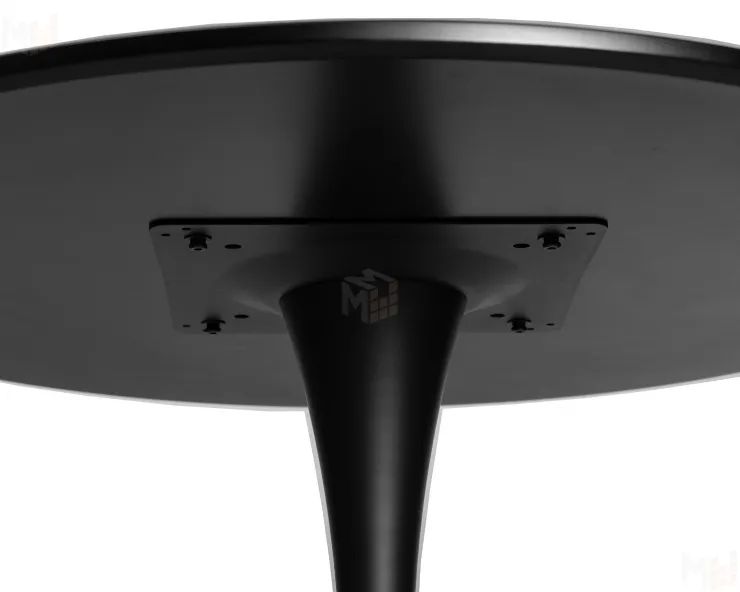 Стол обеденный MIA (черная столешница, черное основание)