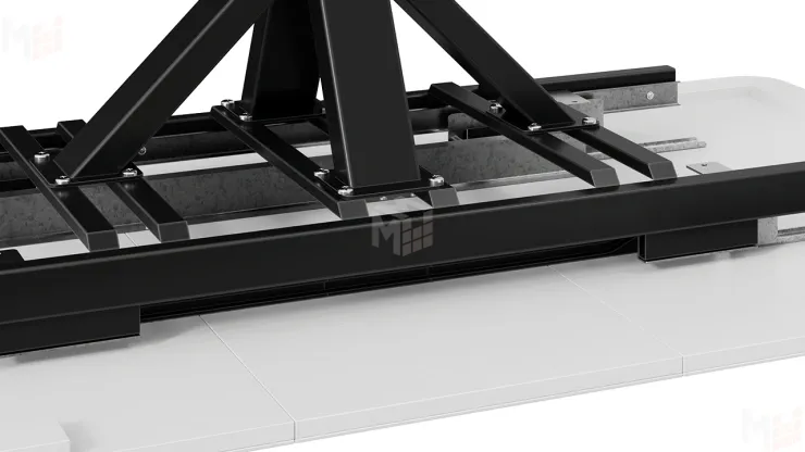 Стол обеденный Хэмптон Тип 1 белый мрамор