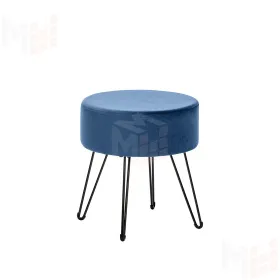 Пуф Leset Кома, велюр Дарк Блю (Дарк Блю)