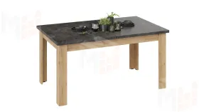 Стол обеденный Ванкувер тип 1  Дуб Крафт золотой, Ателье темное