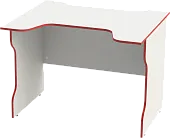 Стол компьютерный игровой ВАРДИГ K2 (белый/красный)