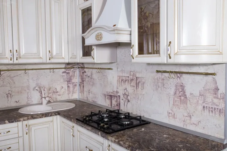 Кухня Флоренция столешница Королевский опал темный 38 мм