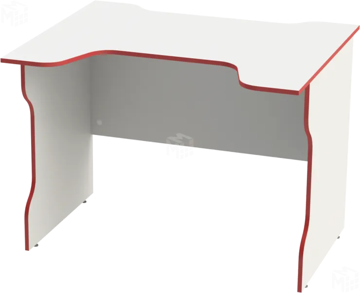 Стол компьютерный игровой ВАРДИГ K2 (белый/красный)