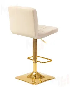 Стул барный DOBRIN GOLDIE (бежевый велюр (MJ9-10))