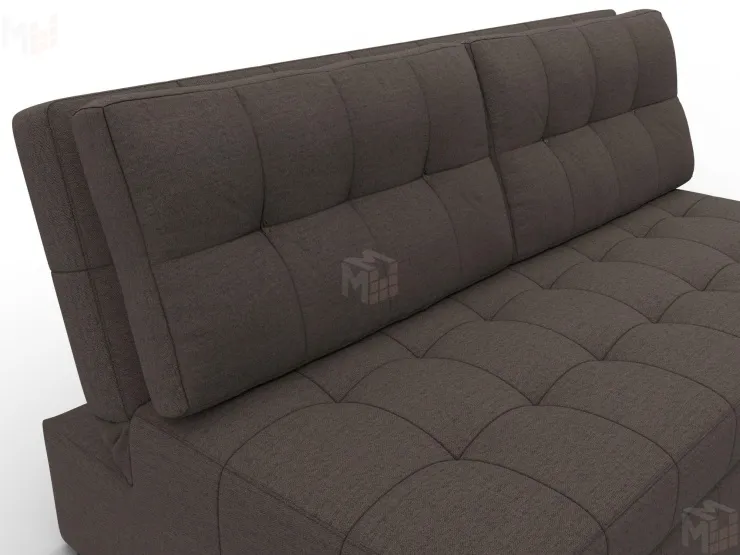 Диван прямой Лига-107 (160) ( Амур 05 коричневый )