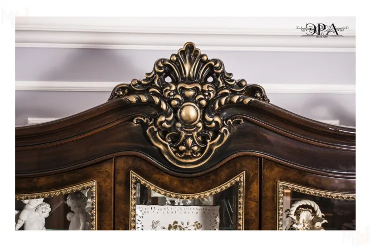 Сервант Джоконда, корень дуба/глянец