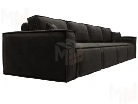 Диван прямой Лига-081 НПБ МегаЛонг ( BRUT 17 коричневый )