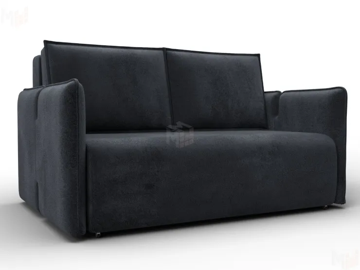 Диван прямой Лига-117 ( TOWER 11 темно-серый )