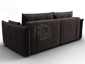 Диван прямой Лига-100 НПБ ( BRUT 17 коричневый )