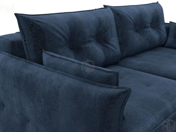 Диван прямой Лига-100 НПБ ( TOWER 13 синий )