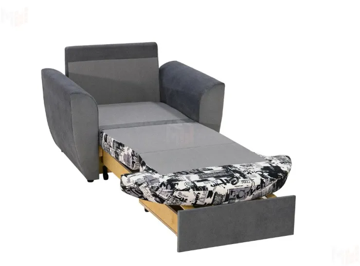 Кресло-кровать Вена 65 (серый)