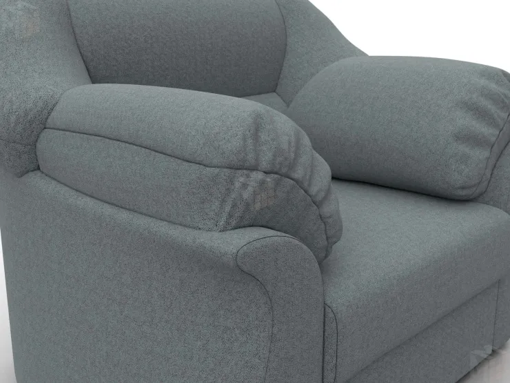 Кресло Карнелла ( Амур 07 серый )