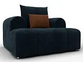 Кресло Лига-139 НПБ ( LAIM 21 графит/ LAIM 14 терракотовый )