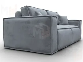 Диван прямой Лига-081 НПБ ( TOWER 10 серый )