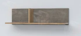 Полка ПЛ-1 Эго Дуб Крафт Золотой/Камень Темный