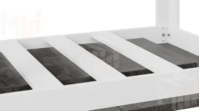 Стол обеденный Ванкувер тип 1  Белый, Ателье темный