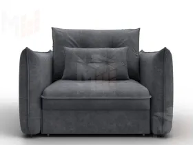 Кресло Лига-100 НПБ ( BRUT 16 темно-серый )