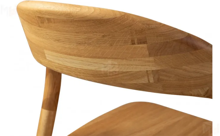 Стул деревянный из массива дуба Соул Дуб светлый