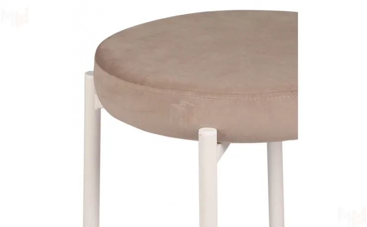 Табурет Кен Confetti mocco/белый 