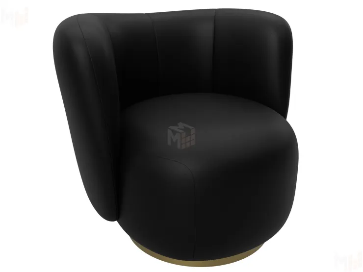 Кресло Лига-072 ( экокожа GRIFON 18 черный )