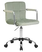 Офисное кресло для персонала DOBRIN TERRY (мятный велюр (MJ9-87))