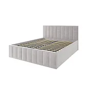 Мягкая кровать Лана 1,4 с подъемным механизмом (бежевый велюр)