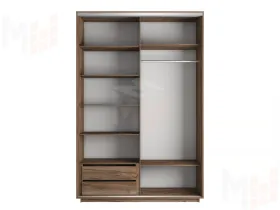 Шкаф-купе Элемент дуо 1400 (выс. 2200) крафт табачный