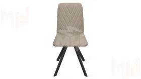 Стул Стенли К2 Черный муар, Велюр Confetti Smoke