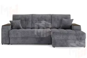 Угловой диван-кровать Лас-Вегас Серый правый 