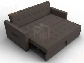 Диван прямой Лига-104 (160) ( Амур 05 коричневый )