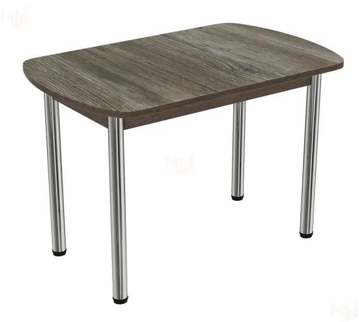 Стол пластик HPL сосна Пондероса, ноги прямые