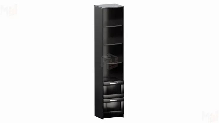 Стеллаж Сириус 2 ящика 39*190 см (венге)