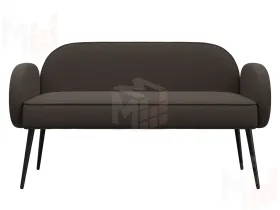 Диван прямой Лига-086 ( Амур 05 коричневый )