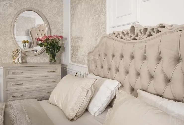 Кровать Мокко 180x200 см бежевый