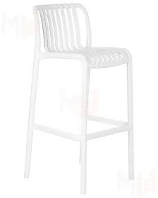 Стул барный DOBRIN CHLOE BAR (белый)